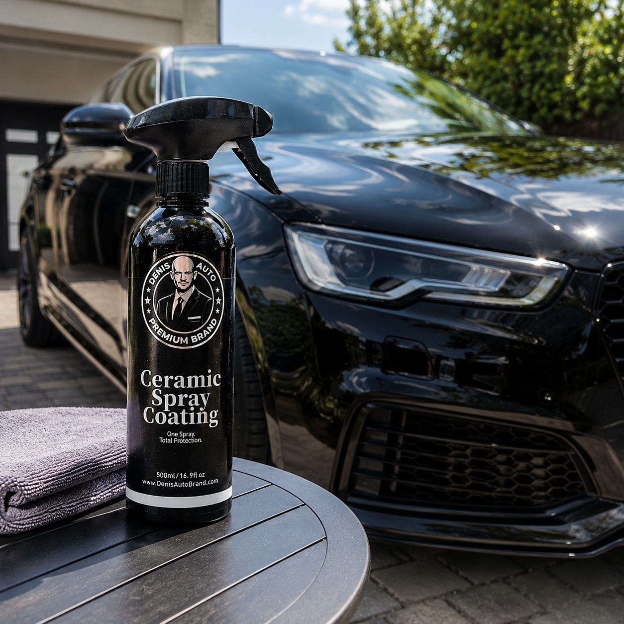 Ceramic Spray Coating Denis Auto (16.9oz / 500ml)