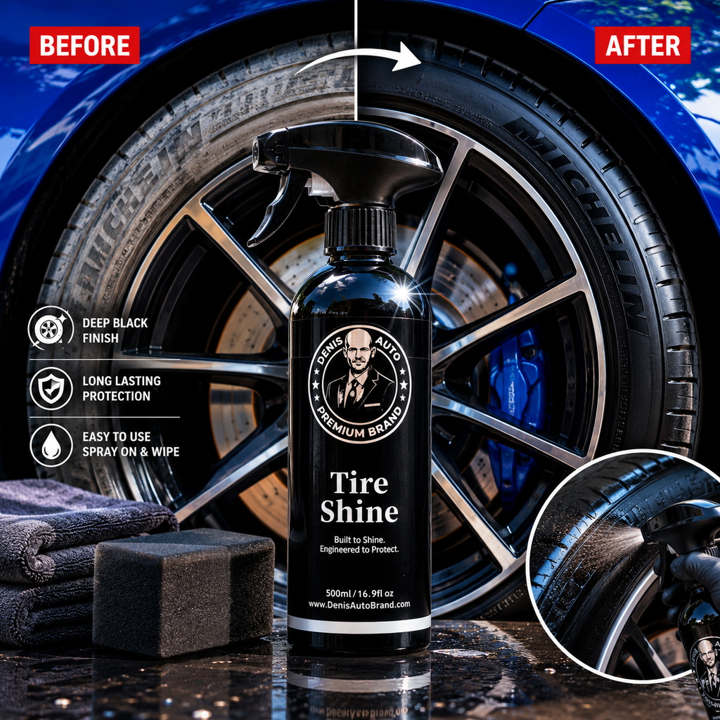 Ceramic Spray + Tire Shine + FREE Air Freshener | KIT Denis Auto #1